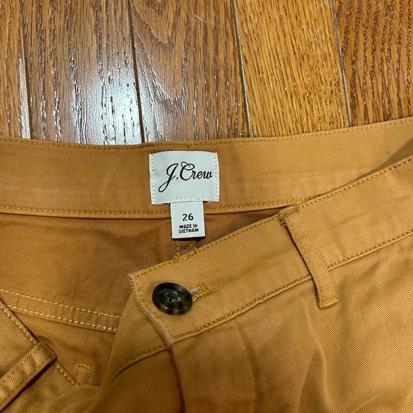 J. Crew full-length wide-leg chino trouser in Cognac brown - Picture 4 of 4